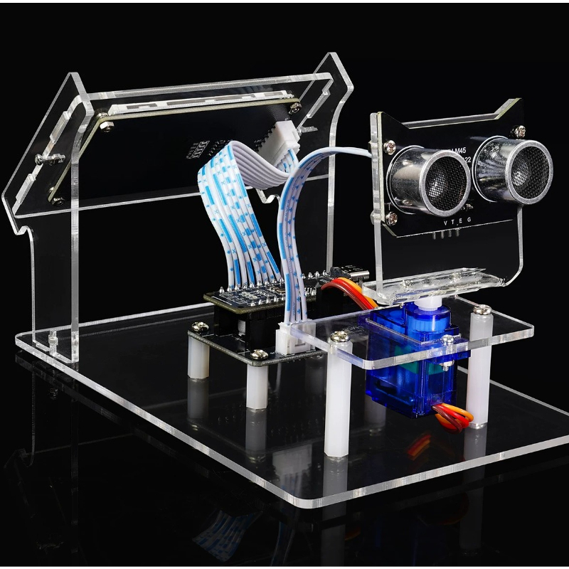 Diy Analog Electronics - Analog Ultrasonic Radar Scanner Kit Student