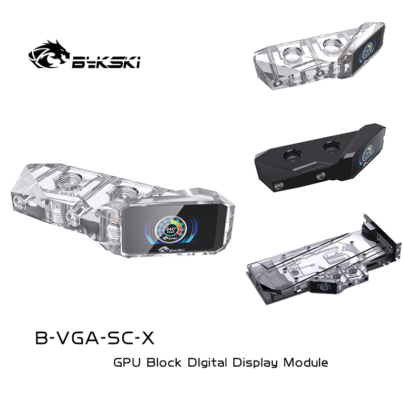 Oled Display Module - Bykski B-VGA-SC-X OLED Digital Display LCD