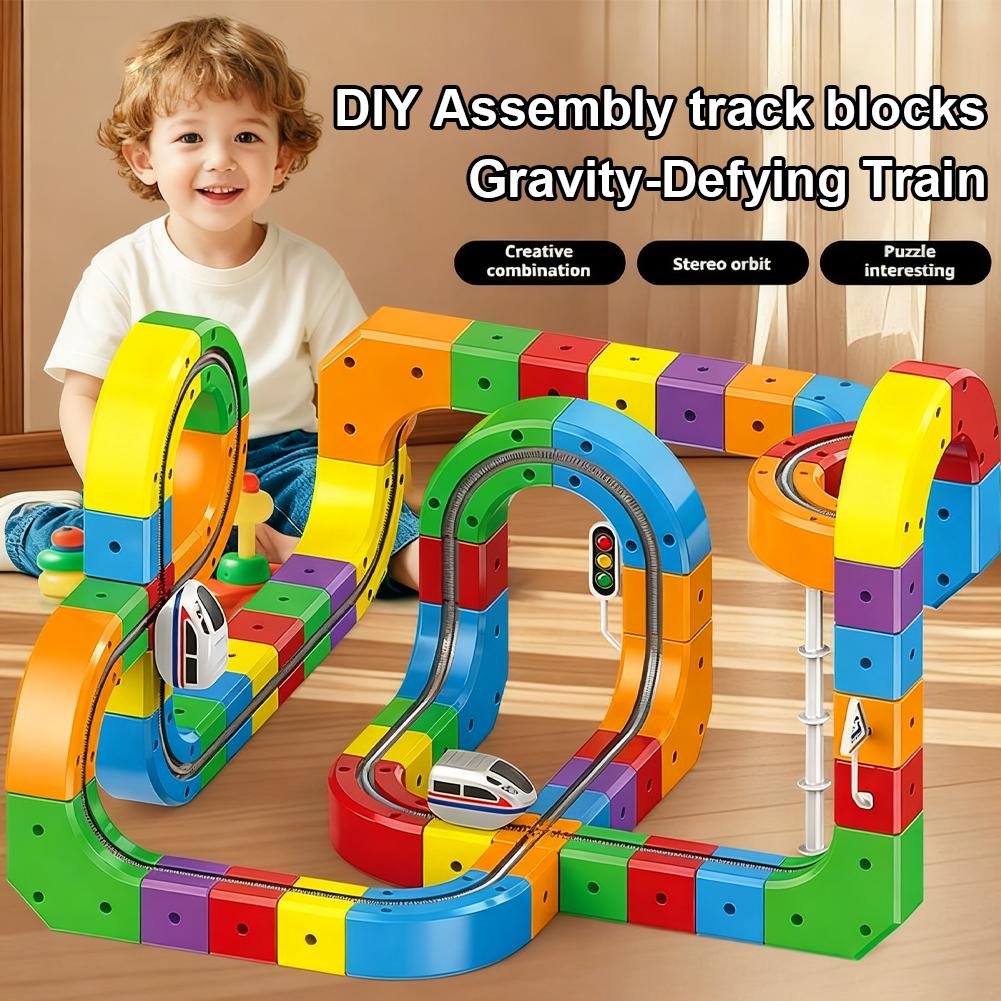Diy Electronics Toys - DIY Assembly Magic Track Train Building