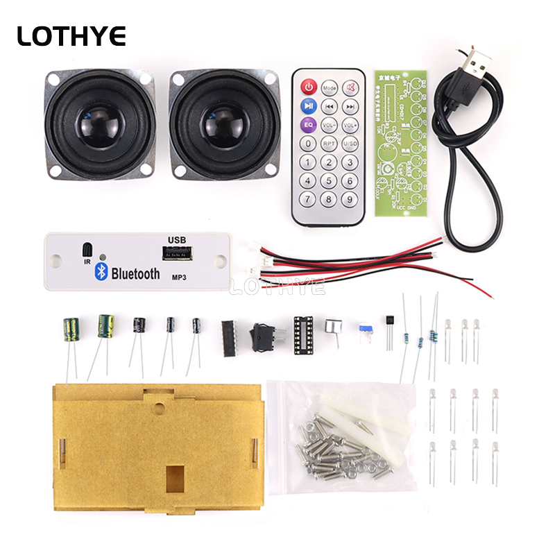 Diy Audio Electronics Kit - Mini Amplifier Audio Bluetooth 3W*2 Speaker