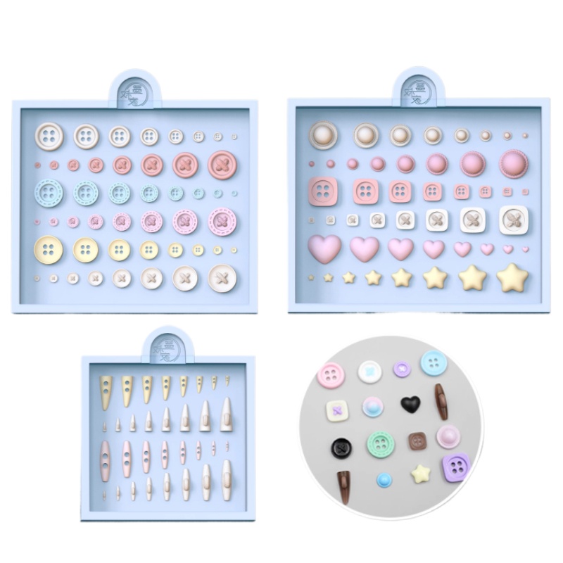 Diy Q - Q Version 3D Button Silicone Mold