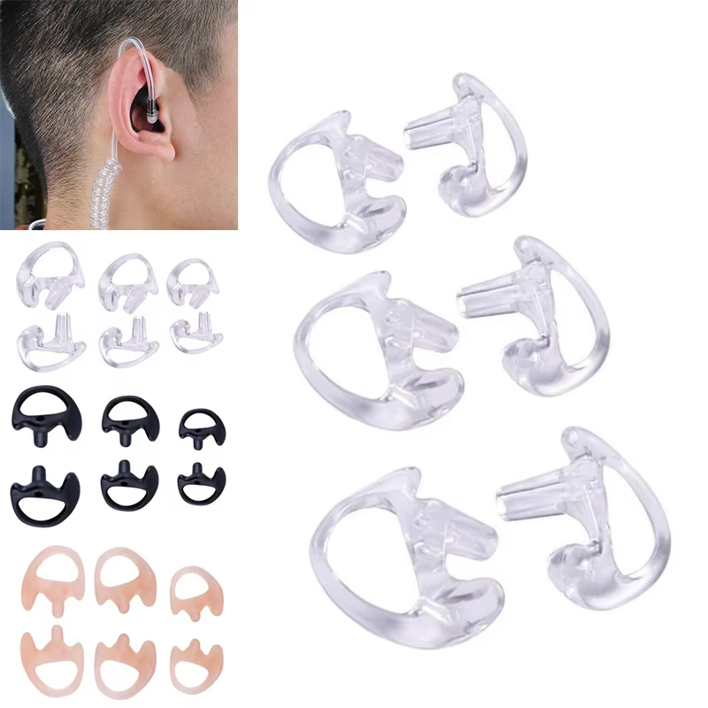 Diy Electronics Radio - 2PCS Ear Molds Soft 2-Way Radio