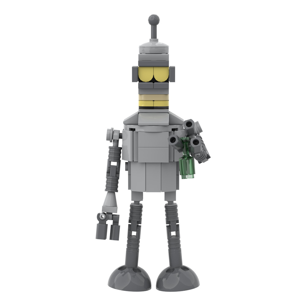 Diy Lego Electronics - MOC Mech Robot Futuramaeds Benders Model