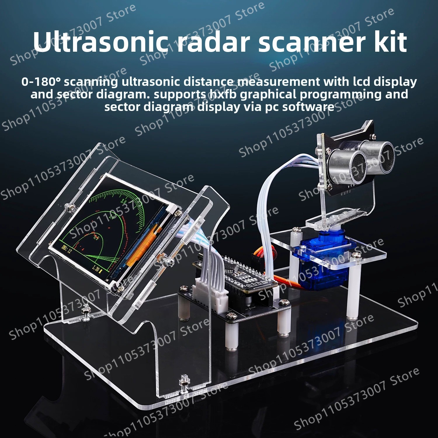 Analog Ultrasonic Radar Scanne - Diy Analog Electronics recension och pris
