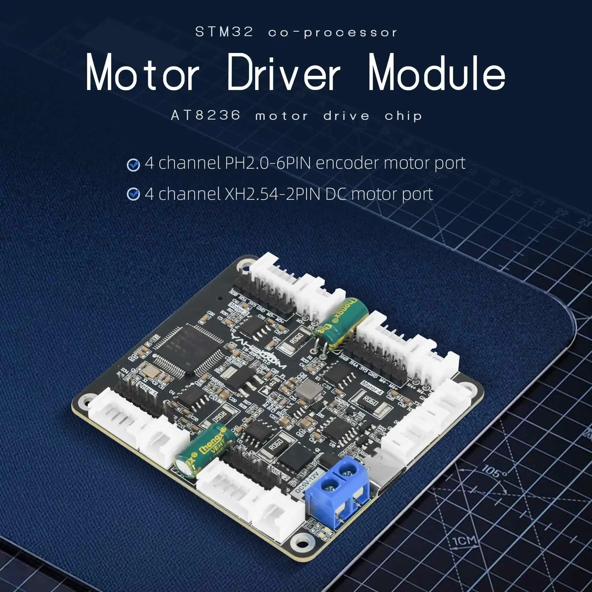 Yahboom 4-Channel Encoder Moto - Diy In Electronics recension och pris
