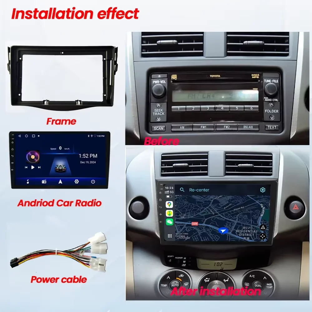 Vehicle radio Fascia 9 inch Fr - Diy Electronics Radio recension och pris