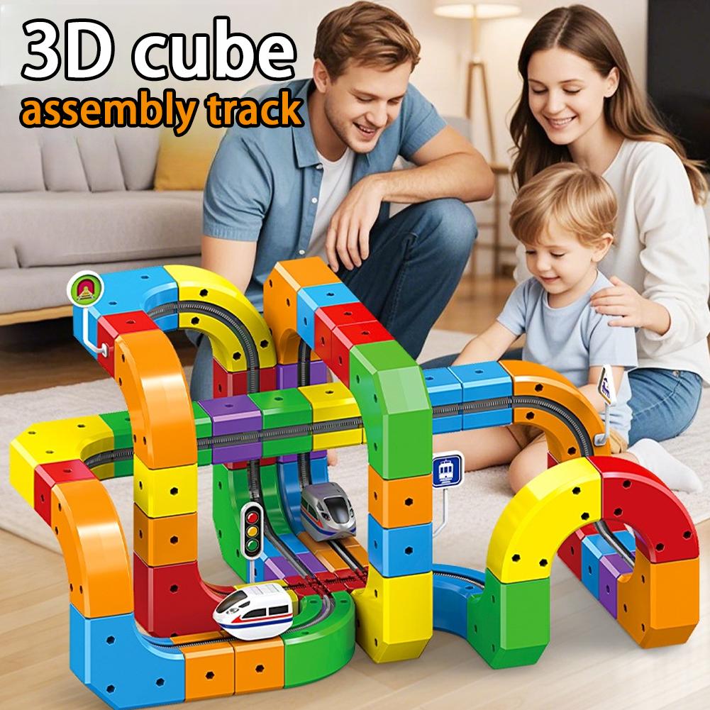 DIY Assembly Magic Track Train - Diy Electronics Toys recension och pris