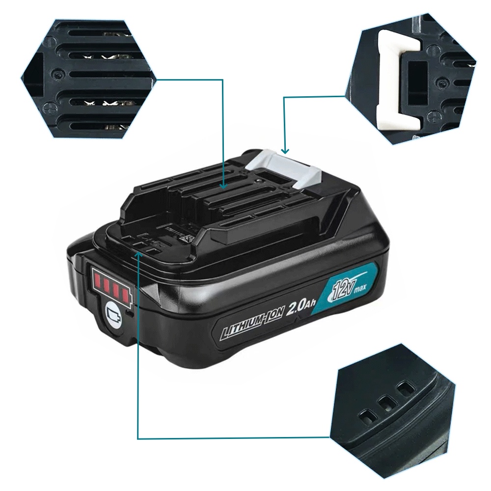 1PCS 10.8V 12V Max 2.0Ah Li-io - Makita Drill Hp1640 recension och pris