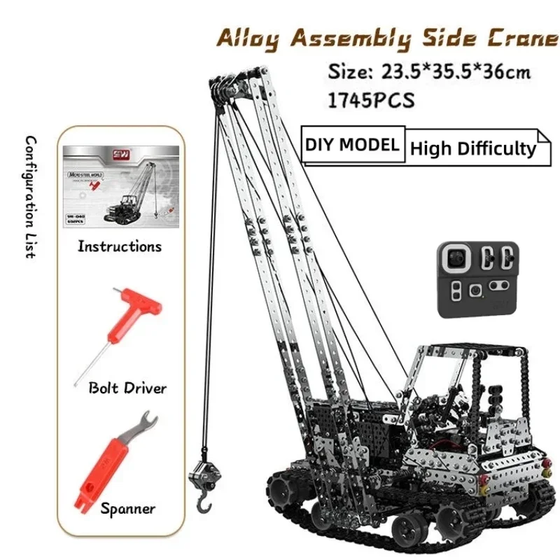 DIY Metal RC Crane Electric Ho - Diy Electric Car recension och pris