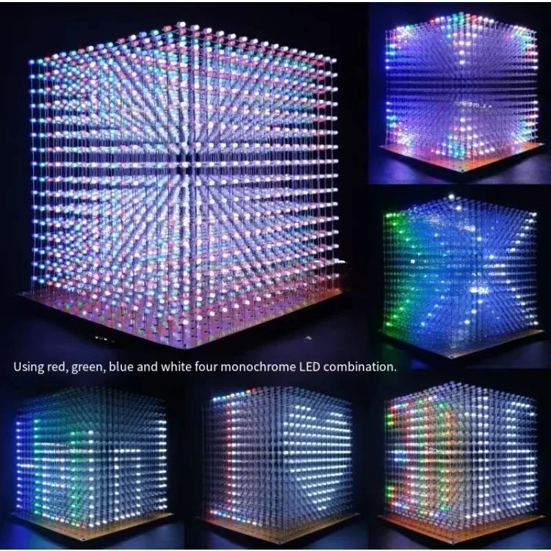 3 D16mini Light Cube Kit 16x16 - Diy In Electronics recension och pris