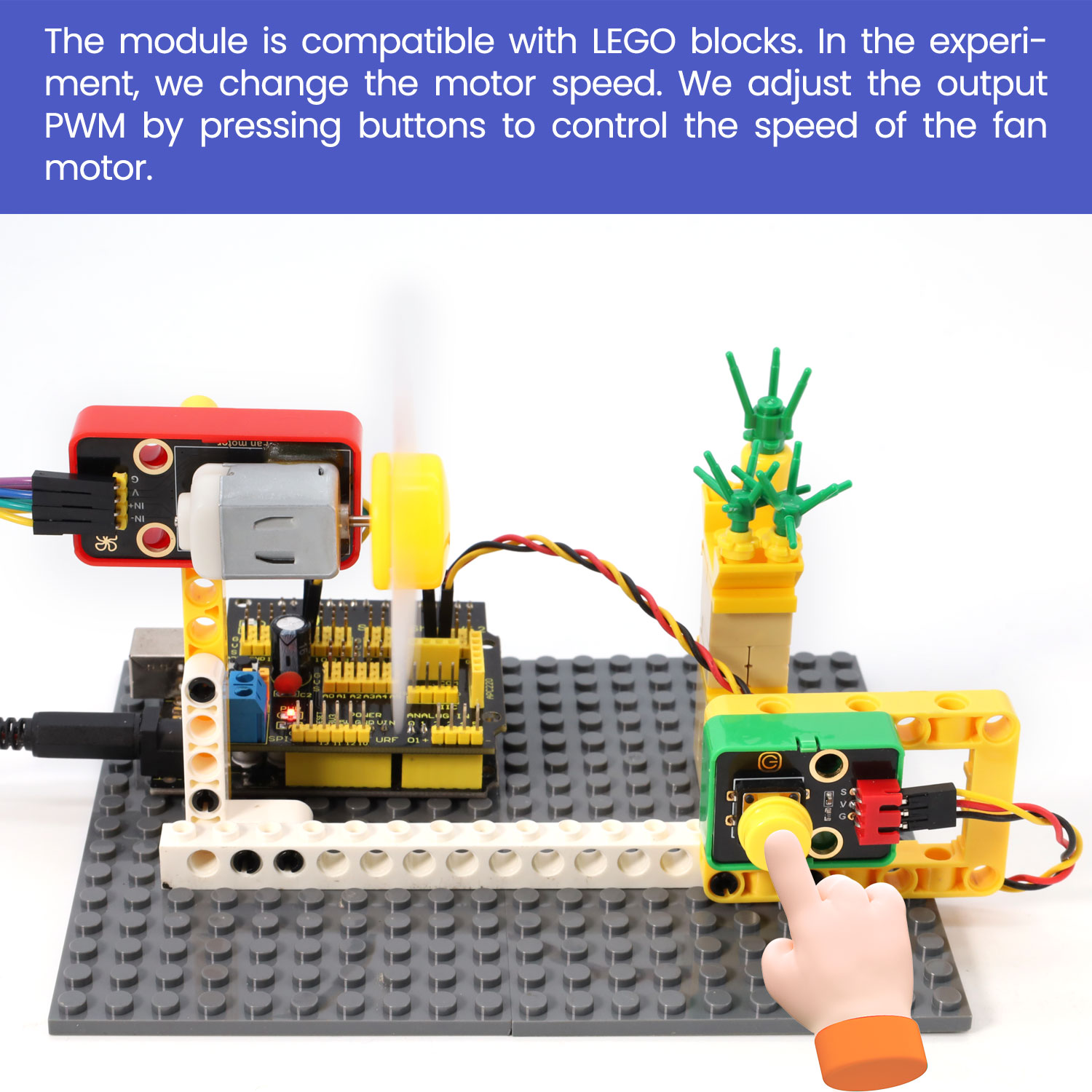 DC 3-6V 130 Motor Fan Module f - Diy Lego Electronics recension och pris