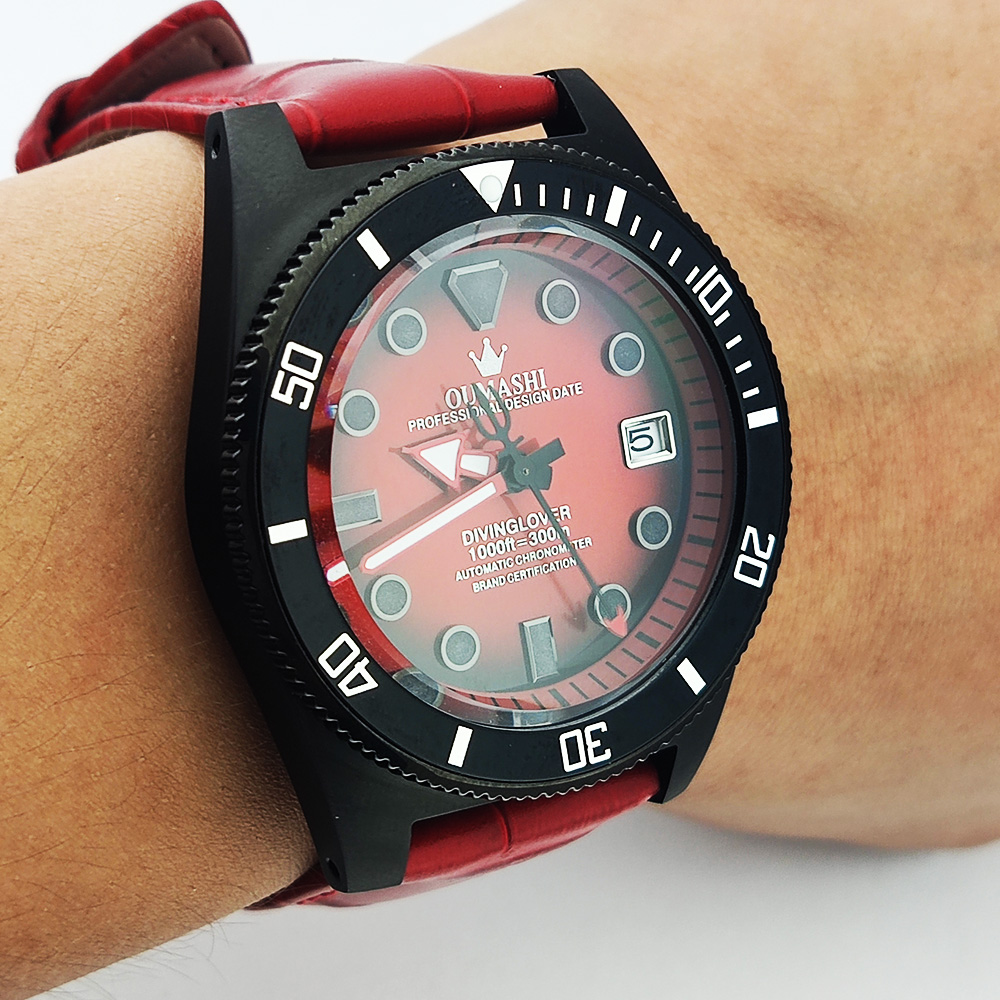 40.5mm customized watch NH35 M - Push Button Tactile recension och pris