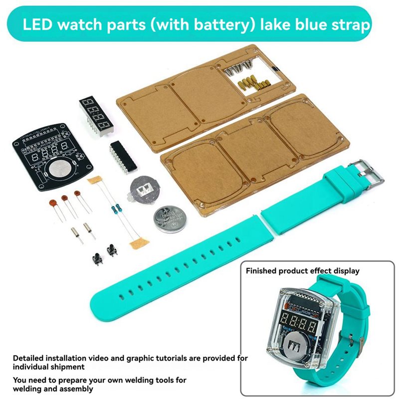 2X DIY Watch LED Watch Electro - Diy Electronics Watch recension och pris