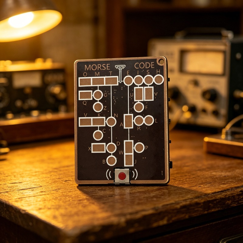 Morse Code Trainer Card Pro Le - Diy Electronics Projects For Adults recension och pris