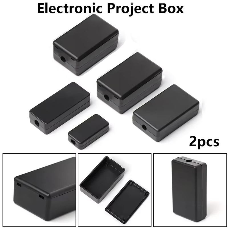 2PCS Plastic Waterproof Black  - Diy Box Electronics Mall recension och pris