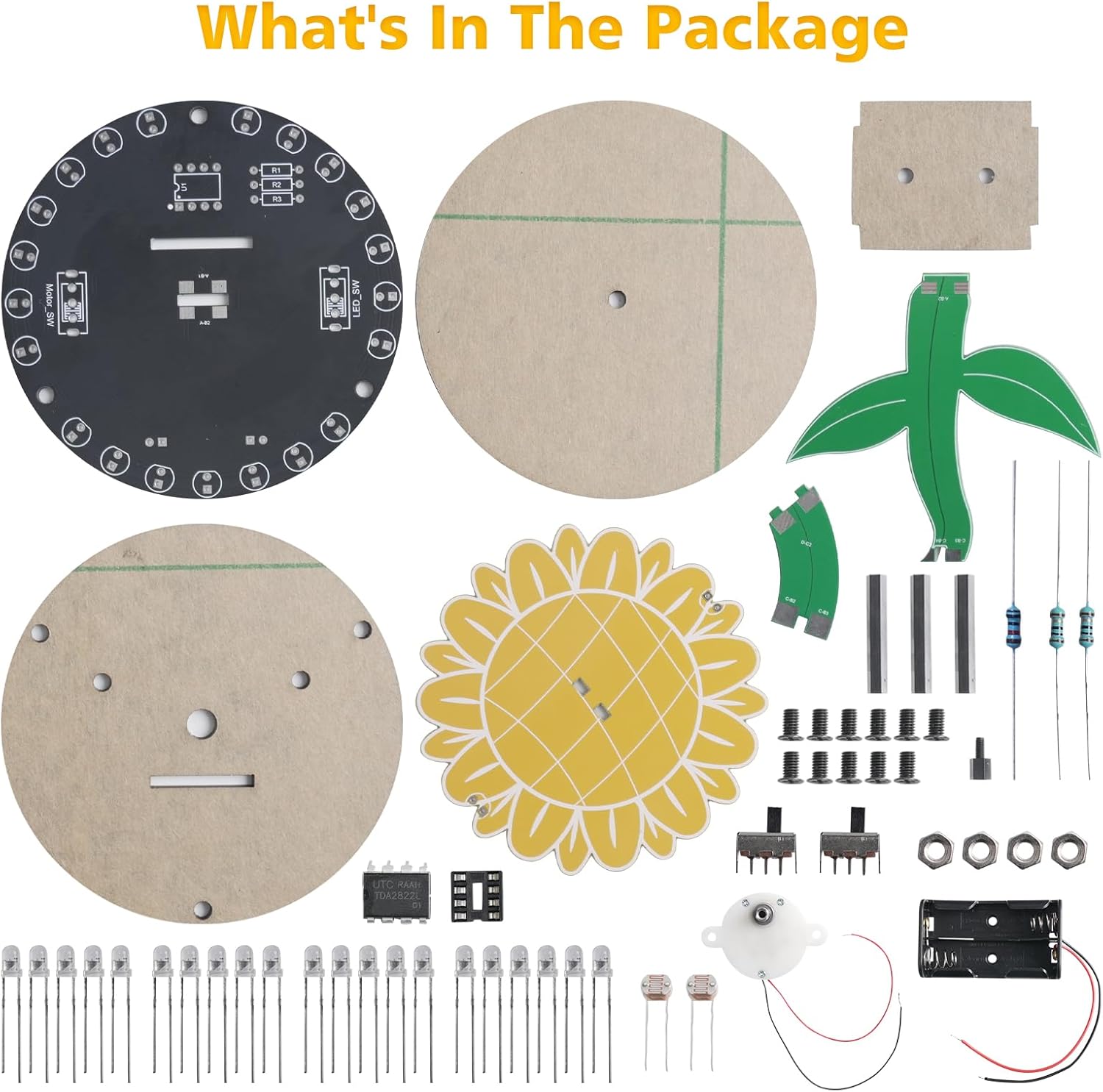 Light Chasing Sunflower Solder - Diy Electronics Projects For Adults recension och pris