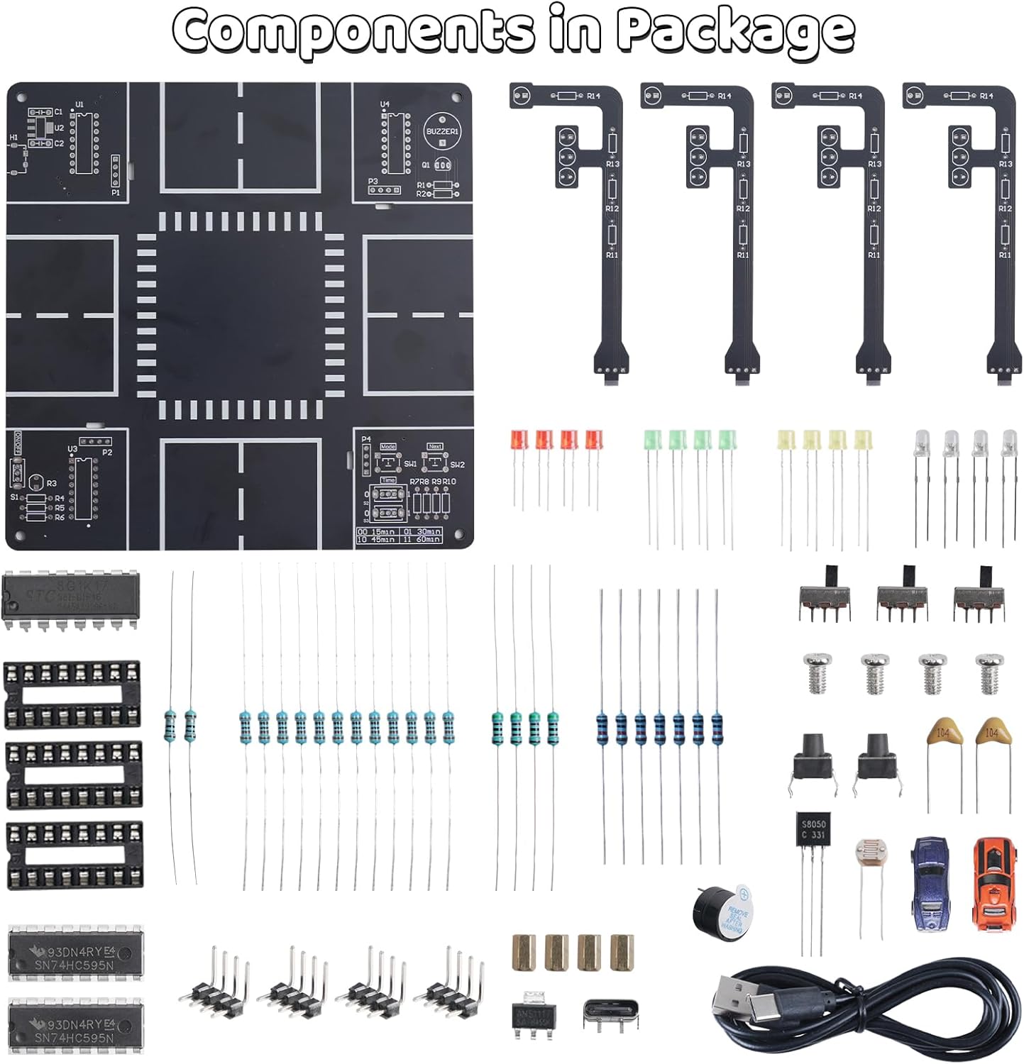 LED Traffic Light Simulator So - Diy Electronics Projects For Adults recension och pris