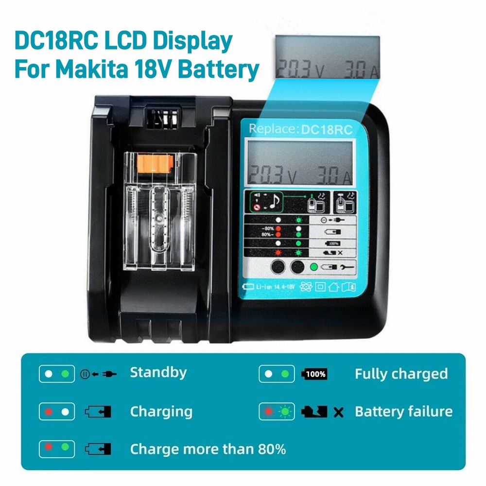 DC18RC Li-ion Battery 3A Charg - Makita Drill Hp1640 recension och pris