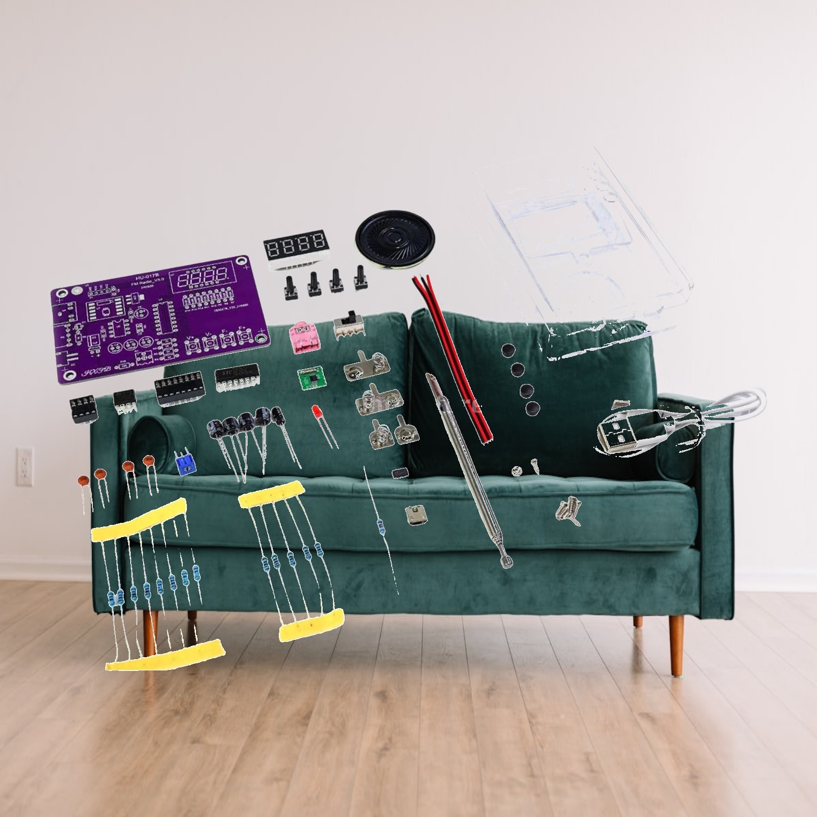 FM Radio Kit Electronic Solder - Diy Electronics Projects For Adults recension och pris