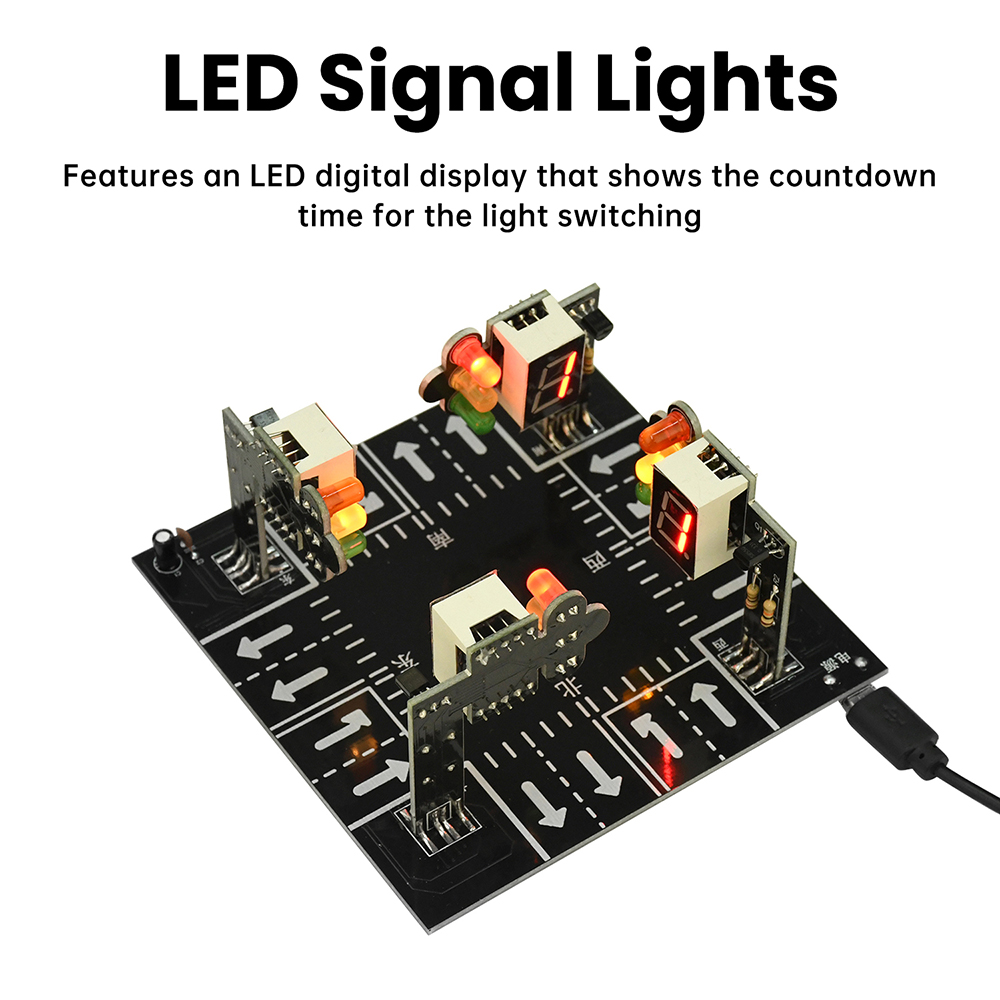 Traffic Light Simulator Kit wi - Diy Electronics Projects For Adults recension och pris