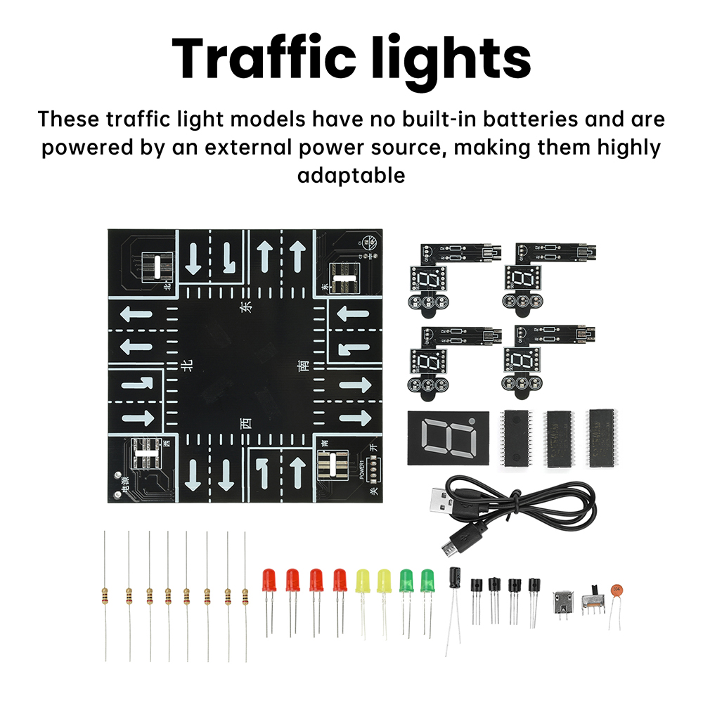 Traffic Light Simulator Kit wi - Diy Electronics Projects For Adults recension och pris