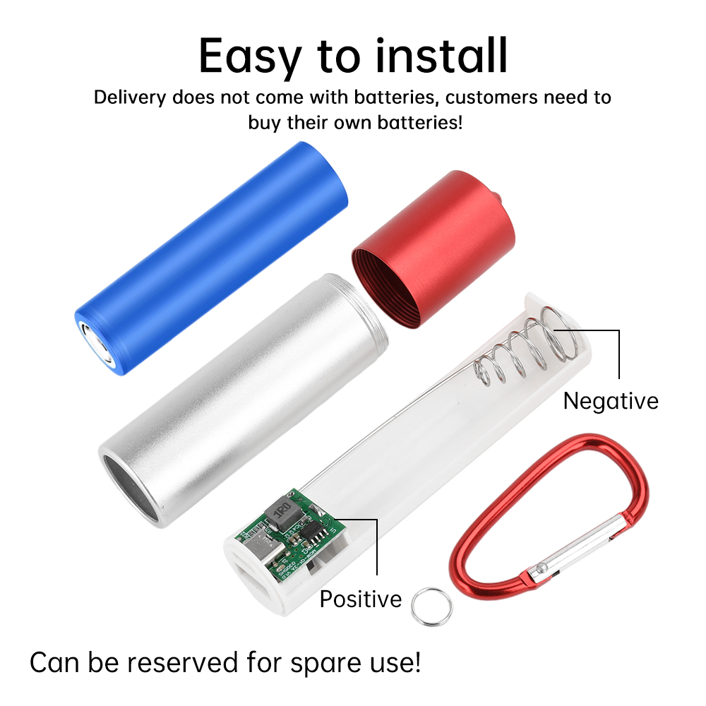 5V 2A 1x 18650/21700 USB Type- - Diy Box Electronics Mall recension och pris