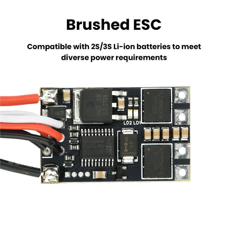 -[No.68 ] Brushed ESC Micro 5A - Diy Electric Car recension och pris