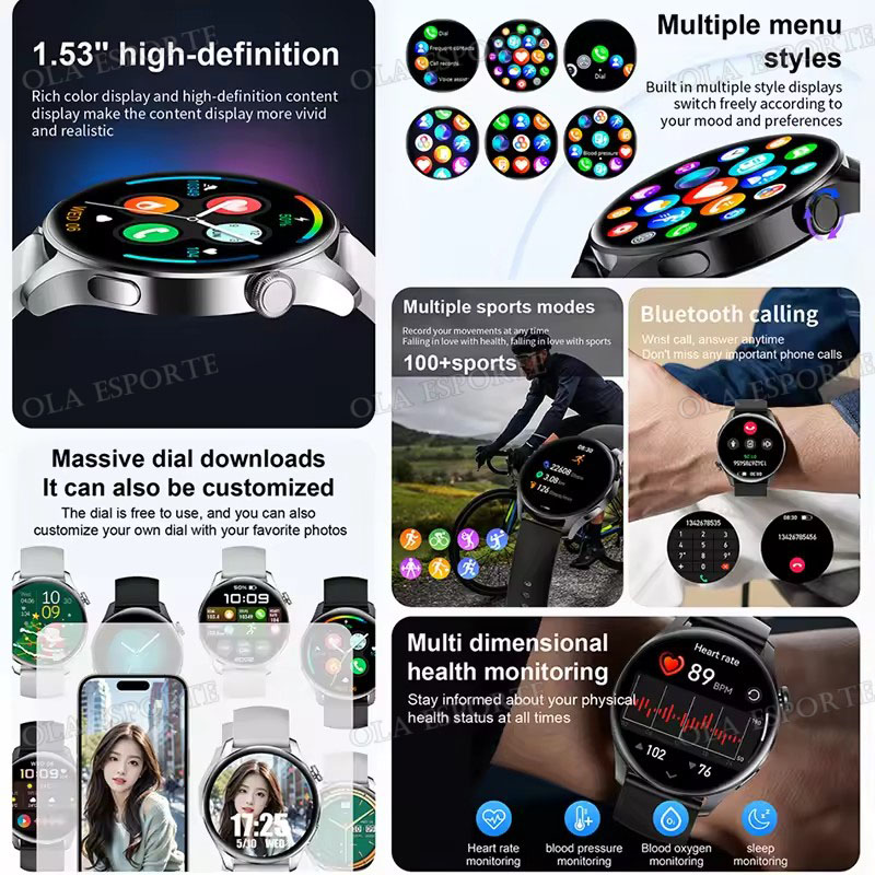 New SmartWatch for Men Women B - Diy Electronics Watch recension och pris