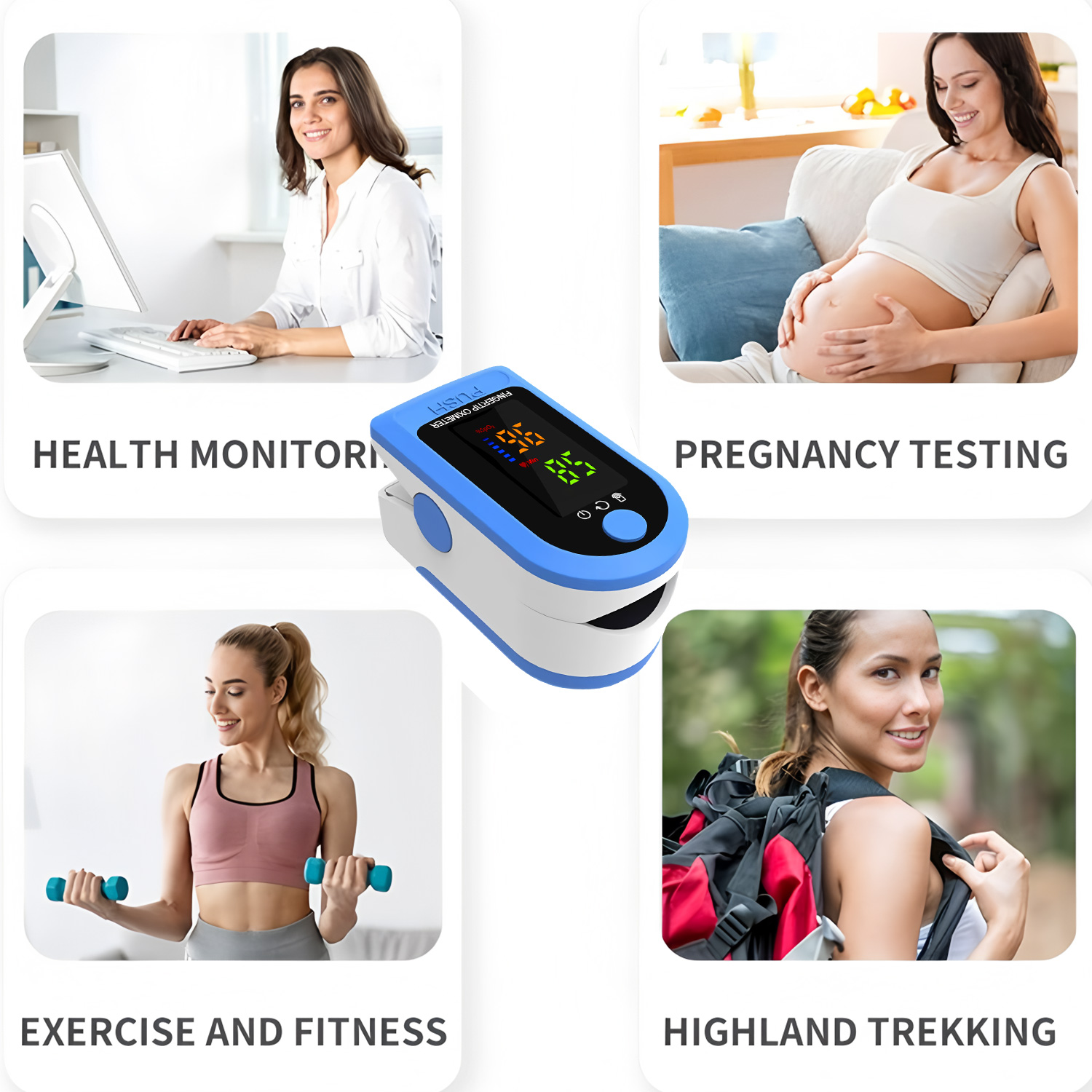Finger Pulse Oximeter Medical  - Oled Display Module recension och pris