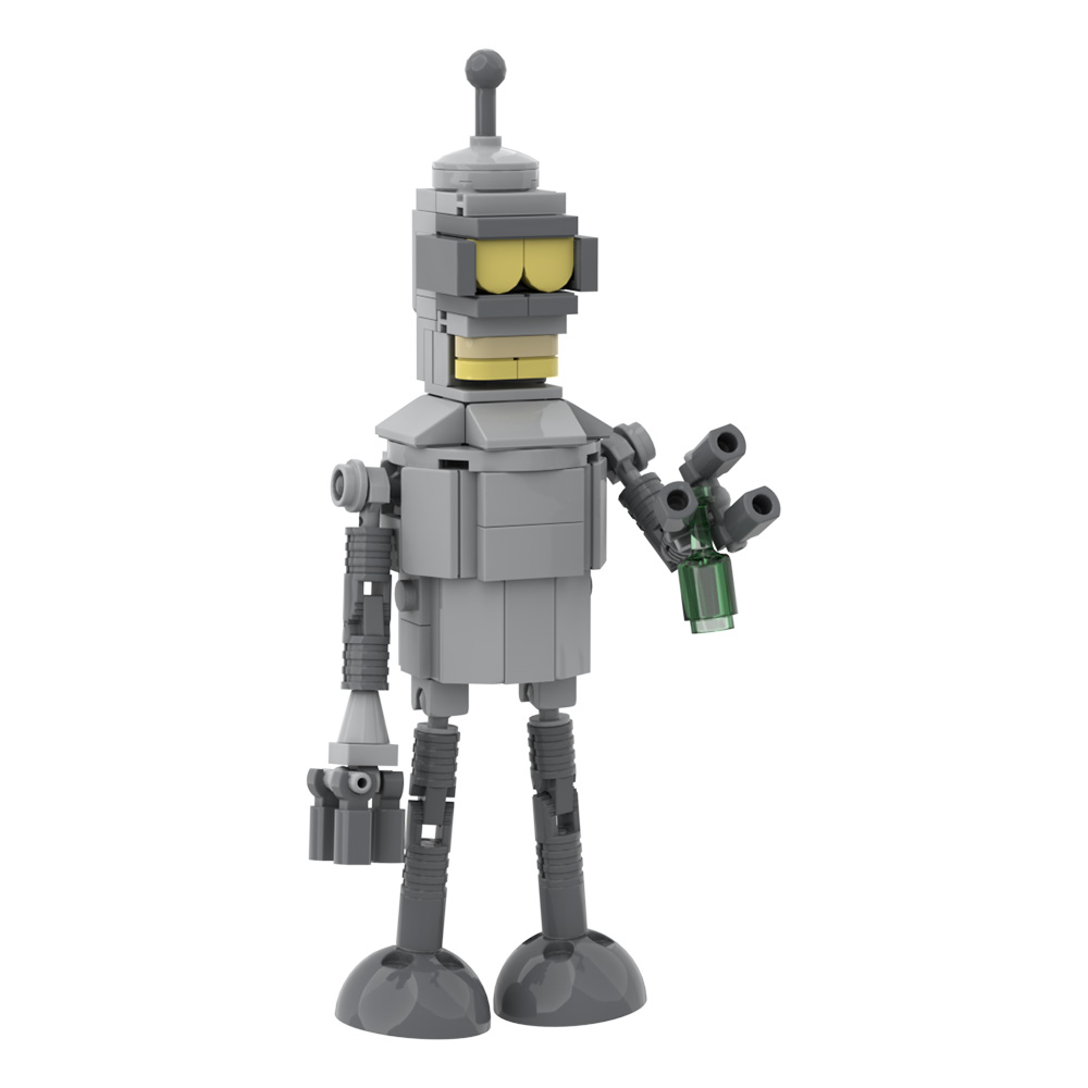 MOC Mech Robot Futuramaeds Ben - Diy Lego Electronics recension och pris
