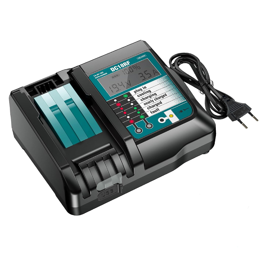 DC18RF Li-ion Super Fast Charg - Makita Drill Hp1640 recension och pris