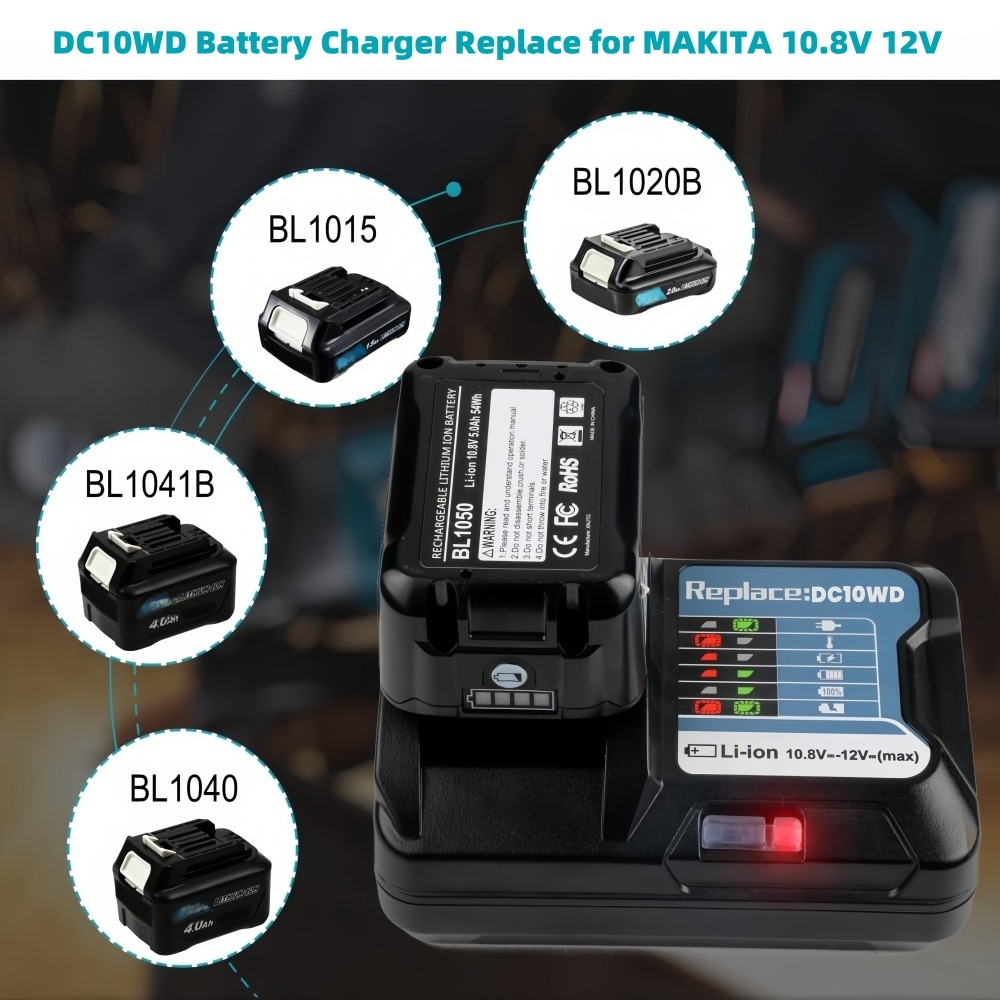 10.8V 12V 6A Rechargeable Repl - Makita Drill Hp1640 recension och pris