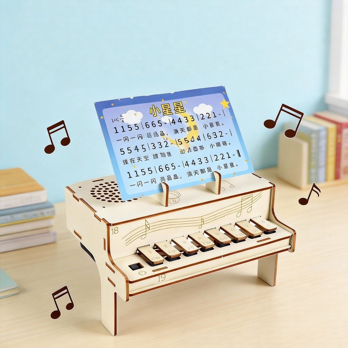 DIY Wooden Electronic Piano Mo - Diy Electronics Projects For Adults recension och pris