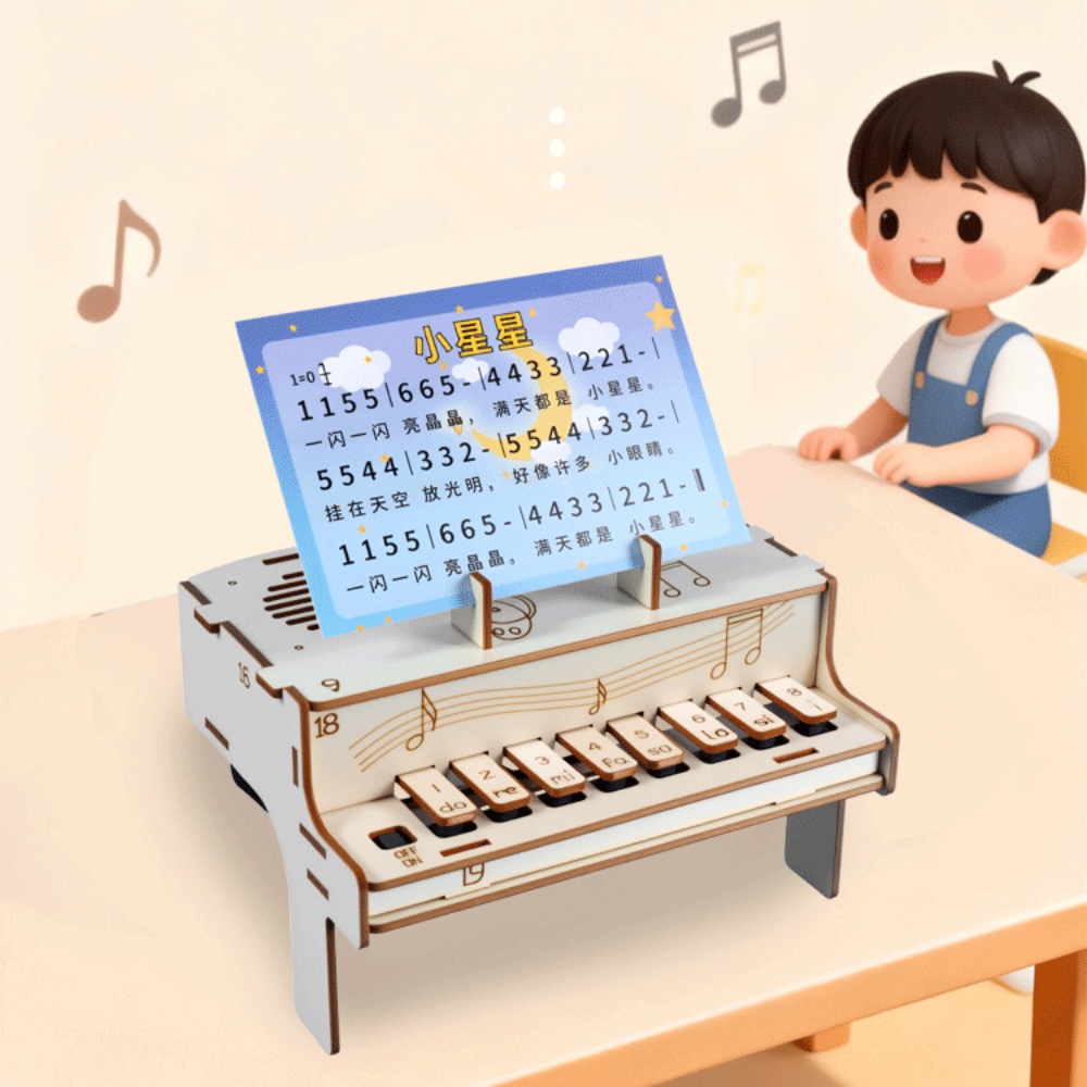 DIY Wooden Electronic Piano Mo - Diy Electronics Projects For Adults recension och pris