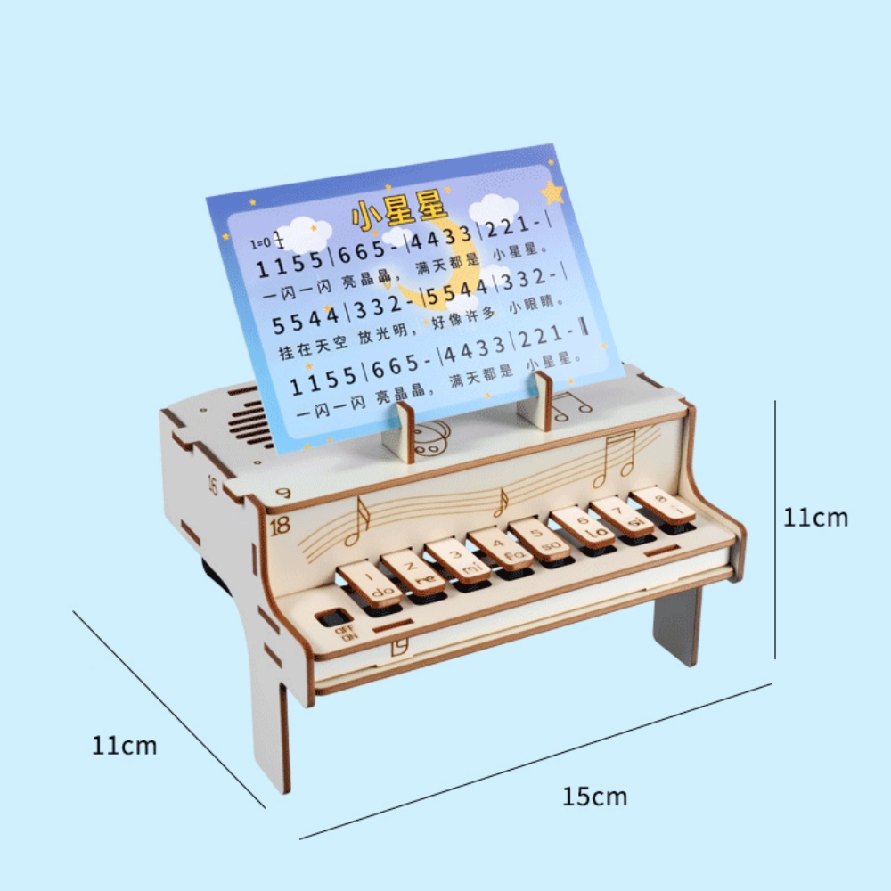 DIY Wooden Electronic Piano Mo - Diy Electronics Projects For Adults recension och pris