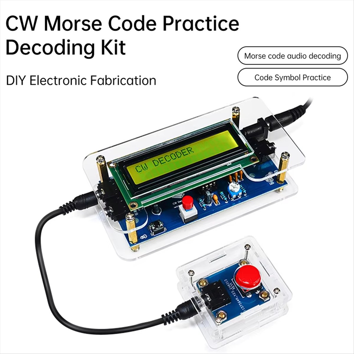 HDL DC9V CW Morse Code Decoder - Diy Audio Electronics Kit recension och pris