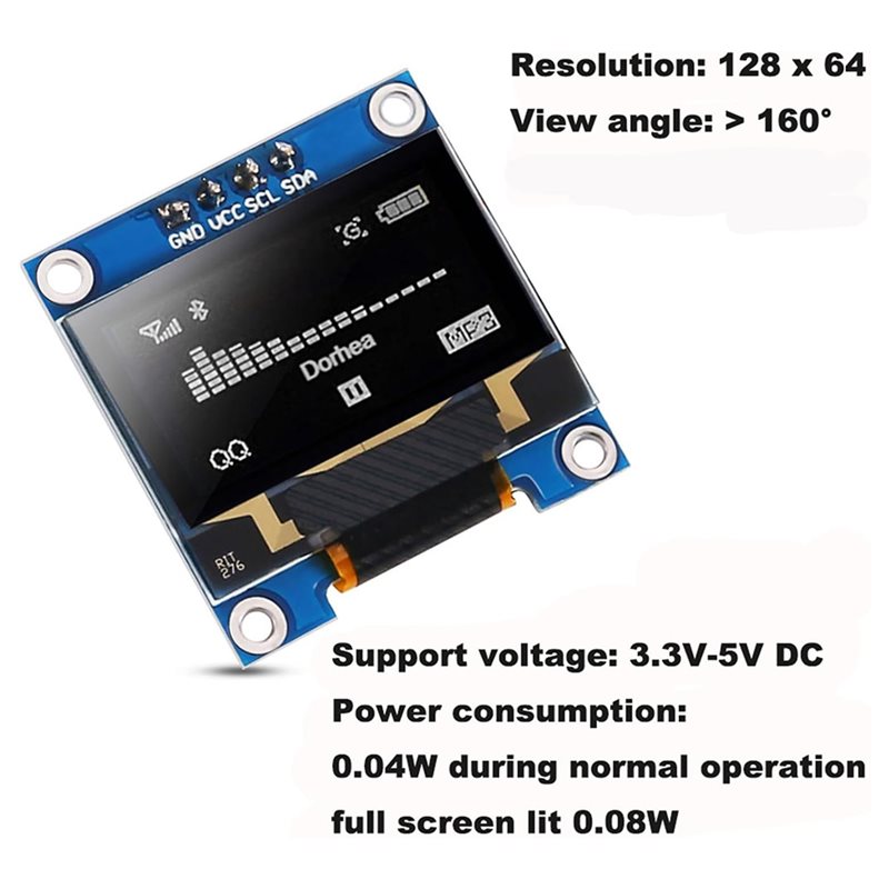 A37T-4Pcs 0.96 Inch OLED Displ - Oled Display Module recension och pris