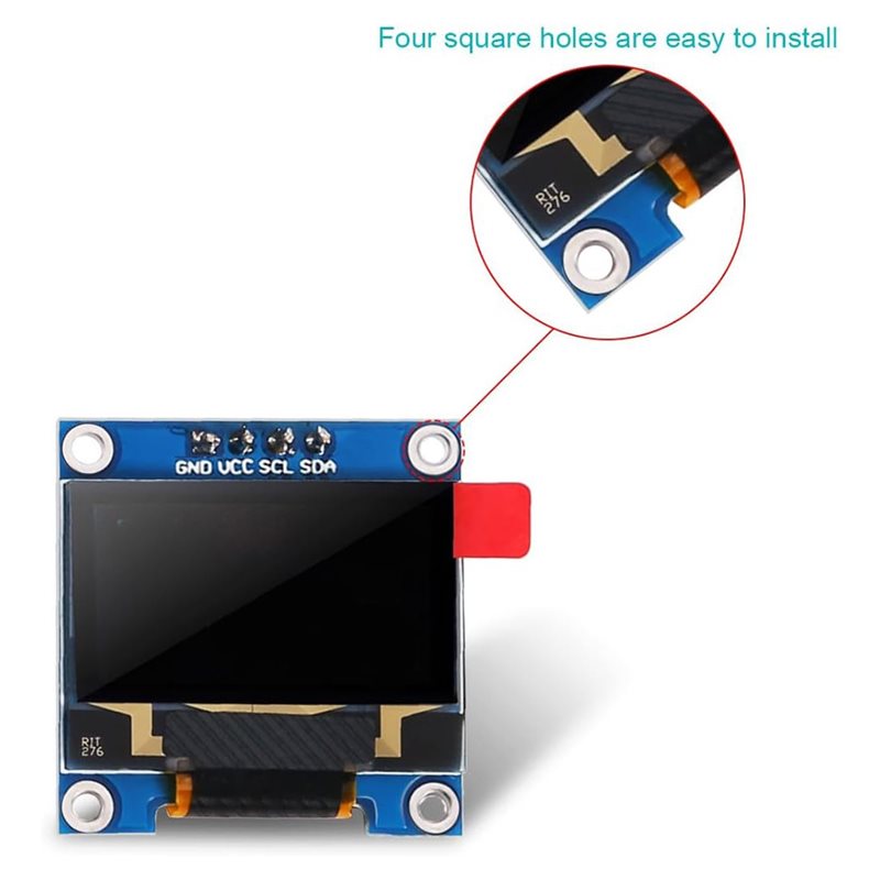 A37T-4Pcs 0.96 Inch OLED Displ - Oled Display Module recension och pris