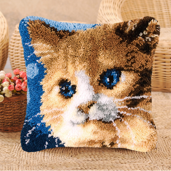 Cat Series Latch Hook Kit Mats - Diy Electronics Watch recension och pris