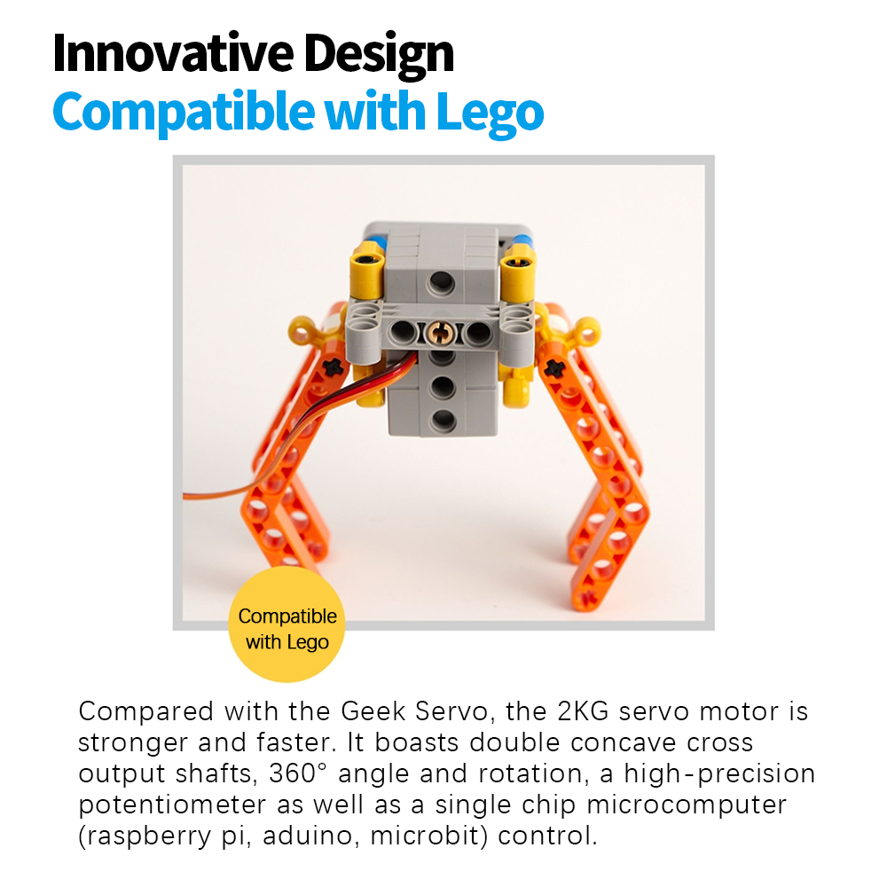 2KG Programmable 270° 360° Ser - Diy Lego Electronics recension och pris