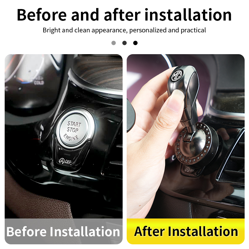Car One-Touch Start Button Pus - Push Button Tactile recension och pris