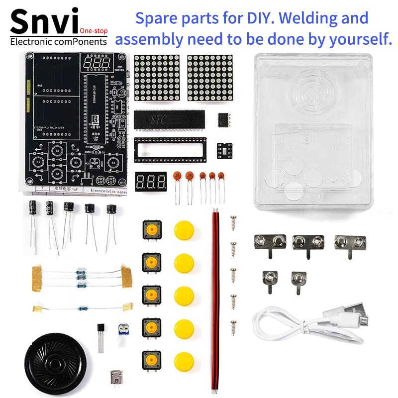 Snvi DIY Pixel Game Console Ki - Diy Box Electronics Mall recension och pris