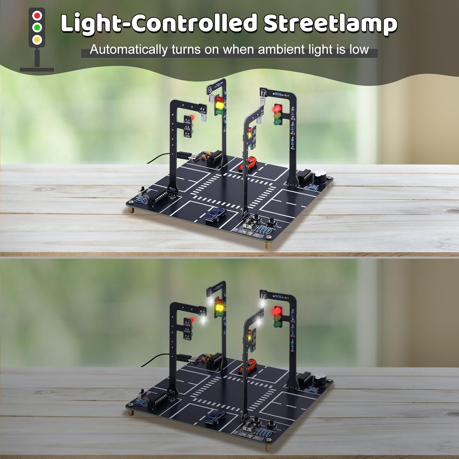 Traffic Light Simulator Kit wi - Diy Electronics Projects For Adults recension och pris