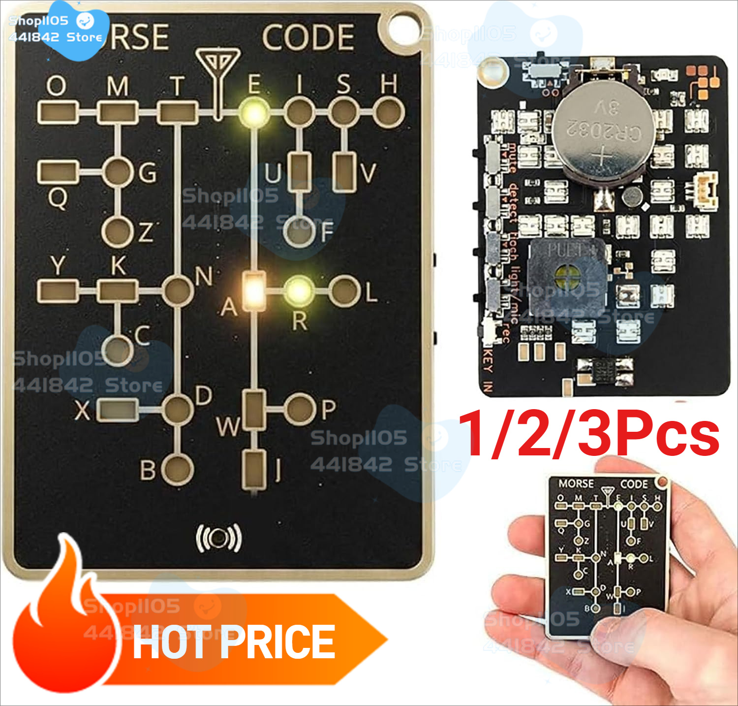 Morse Code Trainer Card Pro Le - Diy Electronics Projects For Adults recension och pris